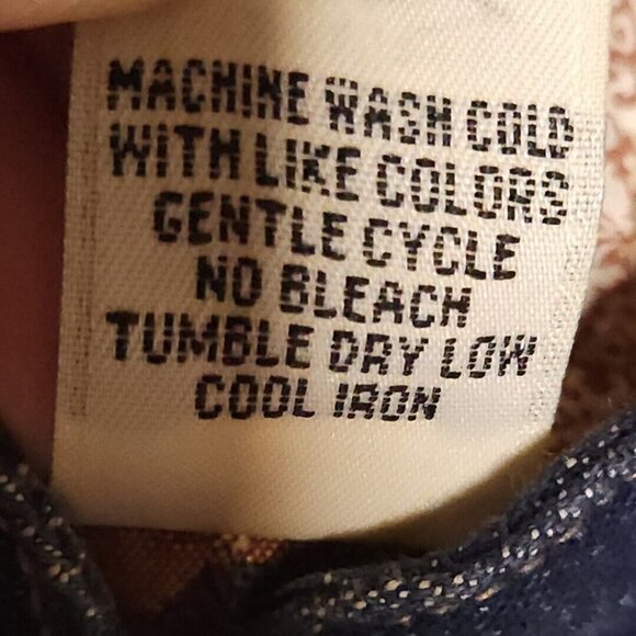 Autumn Salute Petite Womens Denim And Floral Tapestry Vest XLP - Picture 5 of 5